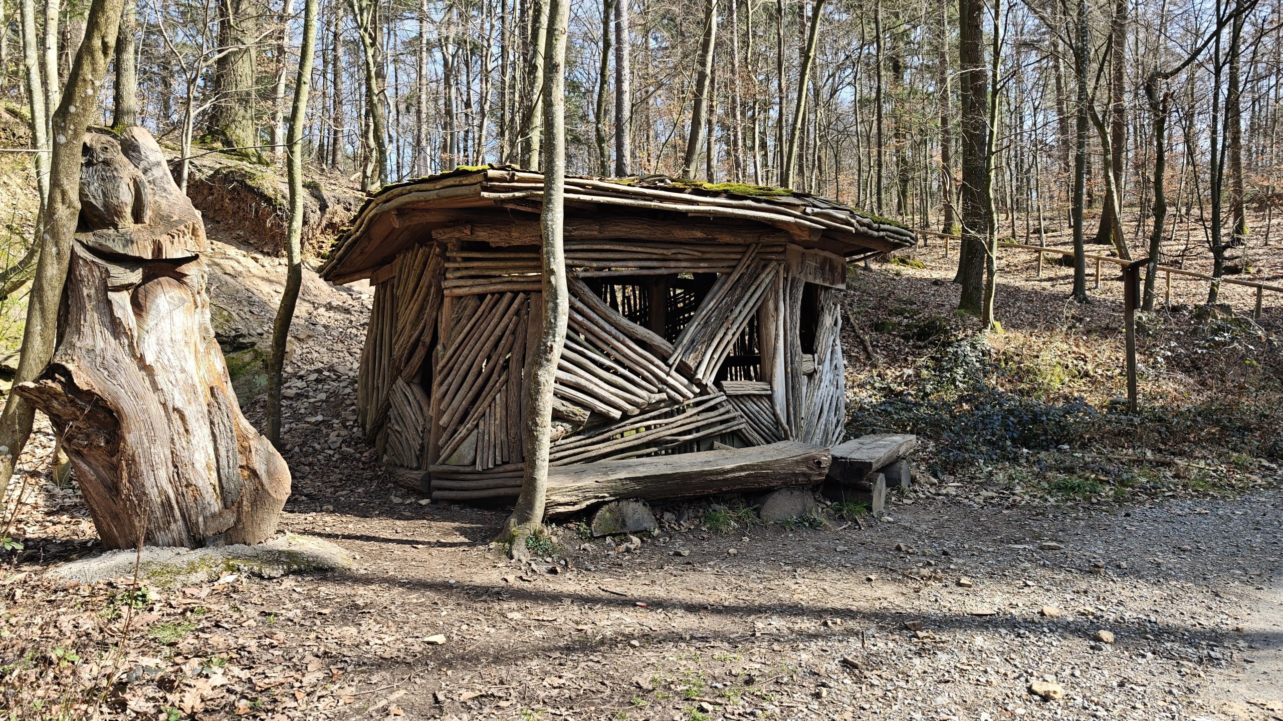 Die Druidenhütte im Köpfertal.